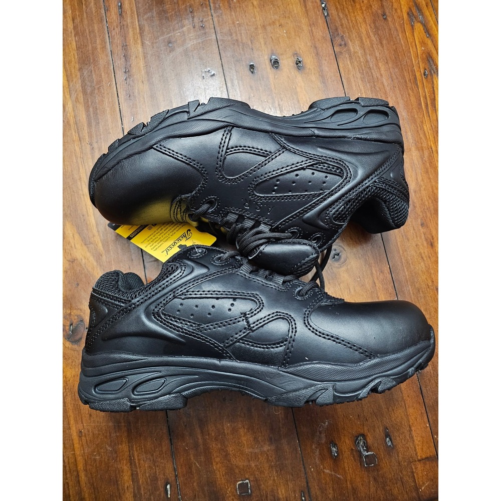 Thorogood 834 6522 Mens Black Leather Athletic Slip Resisting Shoes Size 8.5 M